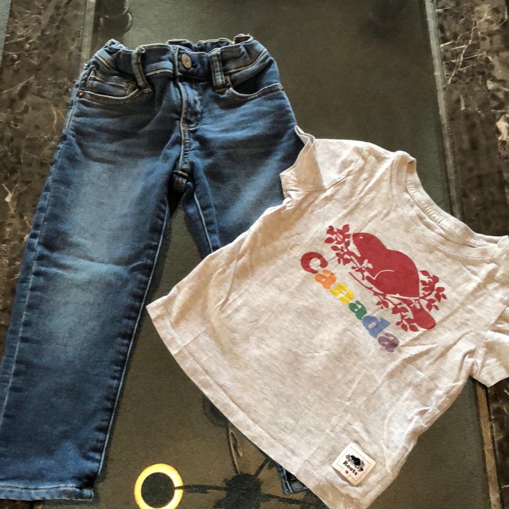 Baby Gap Denim 3 years with a FREE Roots top